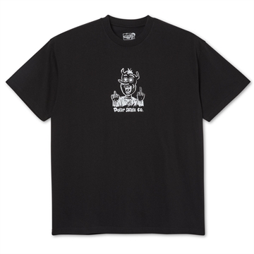 Polar Skate Co T-shirt Devil Man Black